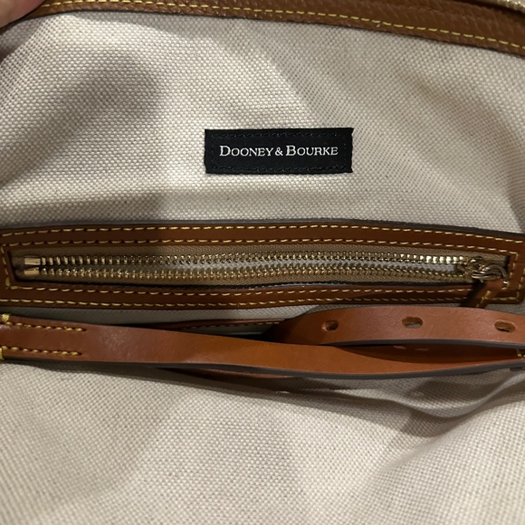 Pebble Grained Dooney & Bourke Large Domed Satchel - Picture 2 of 5